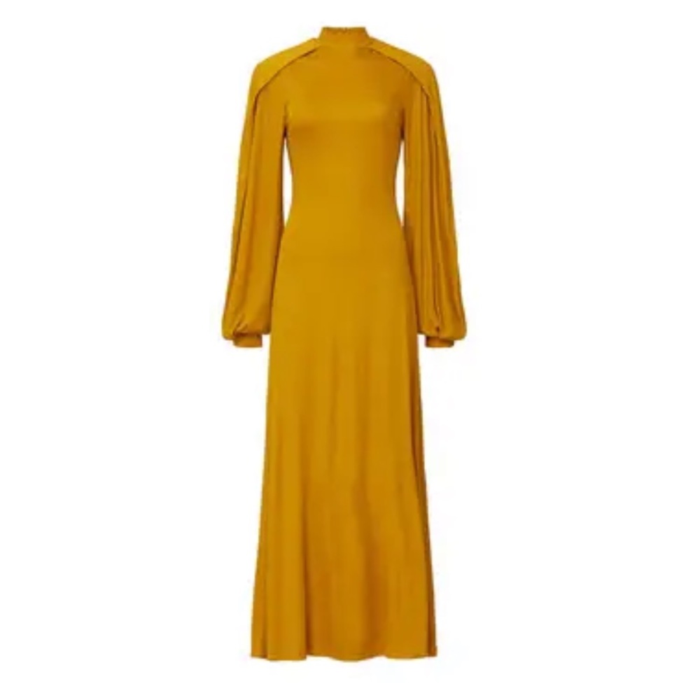 Pyer Moss Wrap Sleeve Maxi Dress